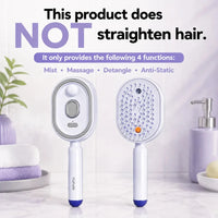 HydraBrush™ Pro-Self Cleaning Mist Hair Brush
