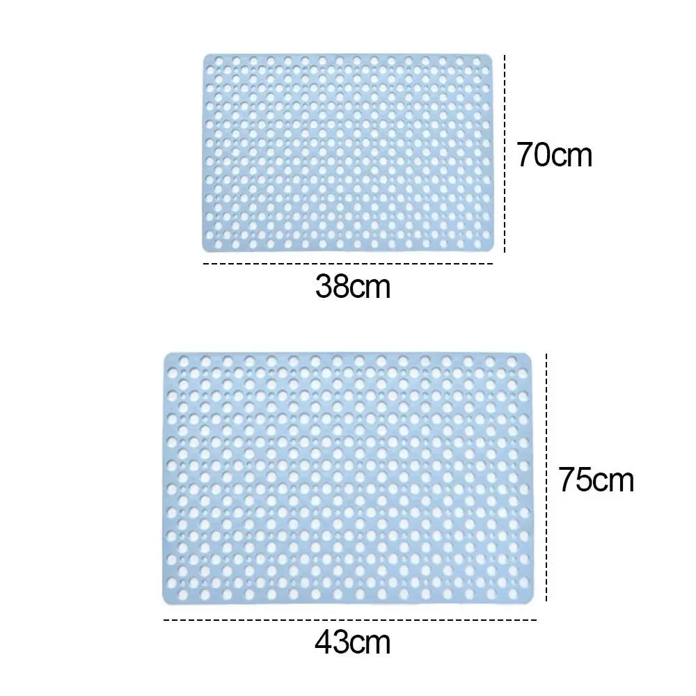 Double Grip Rubber Bath Mat for Fall & Slip Protection & Family Safety