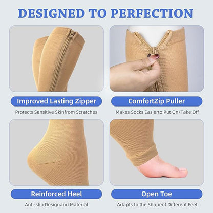 ZipEase™ Compression Socks