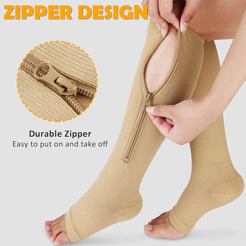 ZipEase™ Compression Socks