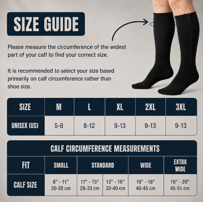 ZipEase™ Compression Socks