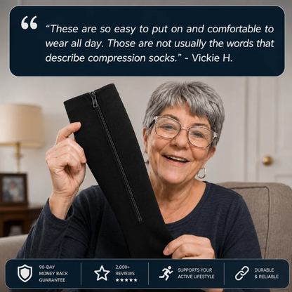 ZipEase™ Compression Socks